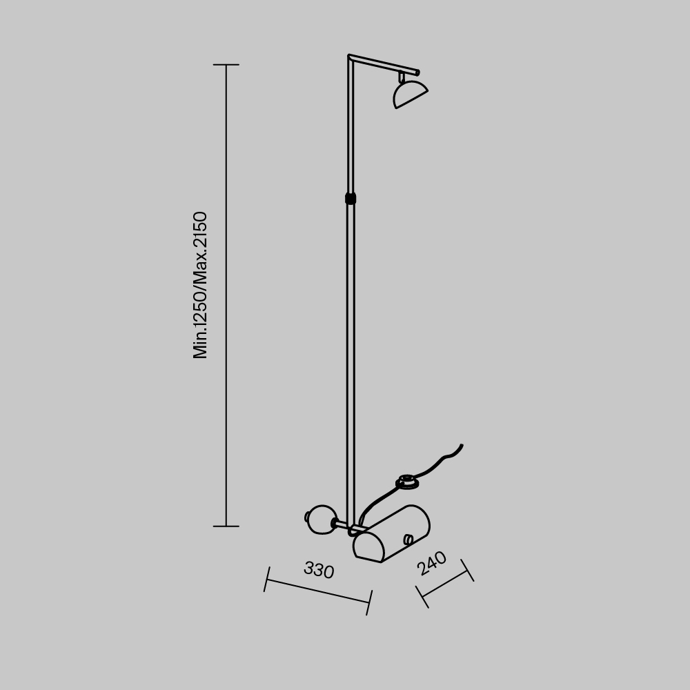 Напольный светильник Pikant 3000К 13Вт в Липецке