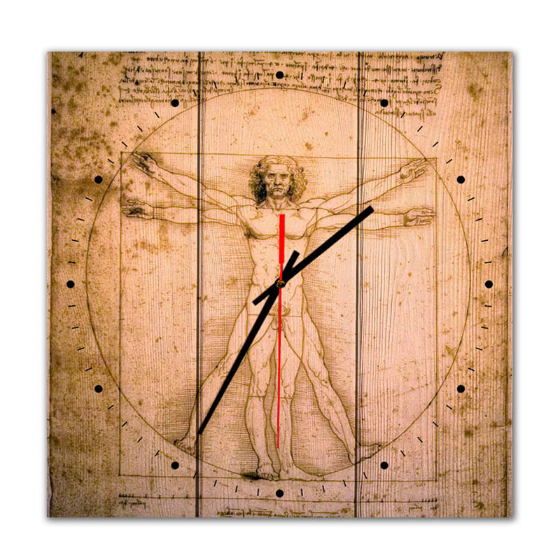 Часы VITRUVIAN MAN  в Липецке | Loft Concept 