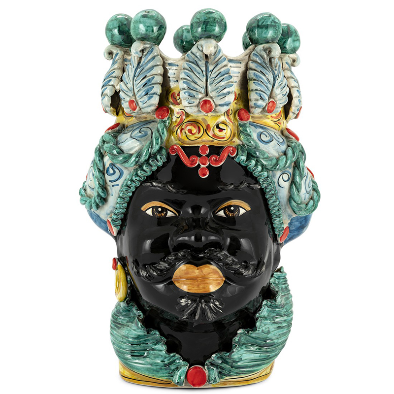 Ваза VASE MORO MAN BIG TRAD. II Мульти Ваза VASE MORO MAN BIG TRAD. II Мульти в Липецке | Loft Concept