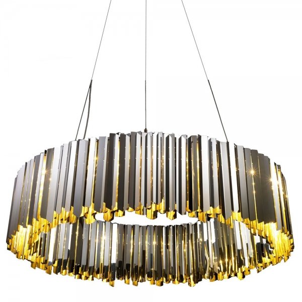 Люстра Grace Lightning Facet Chandelier Глянцевое золото Хром Черный Белый в Липецке | Loft Concept 