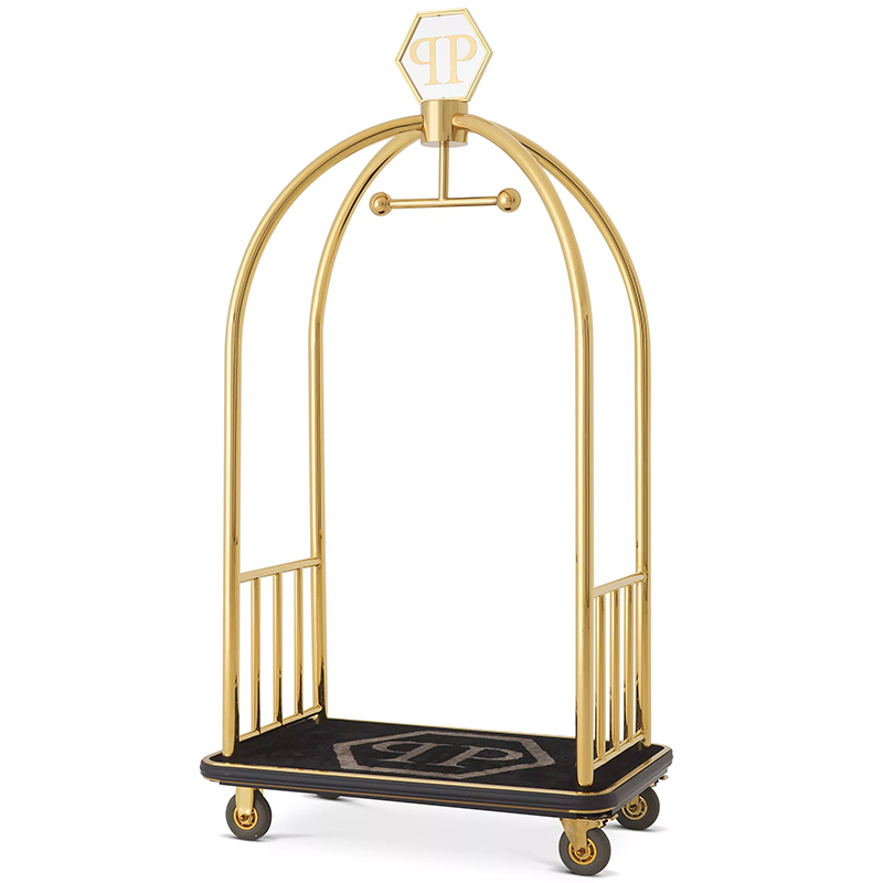 Вешалка для одежды Philipp Plein Hotel Trolley Heaven Золотой Черный Вешалка для одежды Philipp Plein Hotel Trolley Heaven Золотой Черный в Липецке | Loft Concept