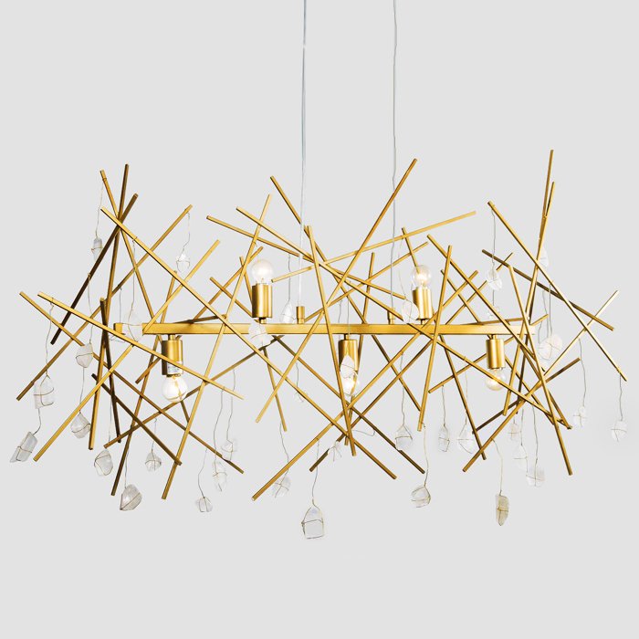Люстра Locust Thorn and Stone CHANDELIER Бронза Прозрачное Стекло Люстра Locust Thorn and Stone CHANDELIER Бронза Прозрачное Стекло в Липецке | Loft Concept