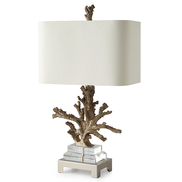 Настольная лампа Soft Gold Coral Белый Золотой Серебряный Настольная лампа Soft Gold Coral Белый Золотой Серебряный в Липецке | Loft Concept
