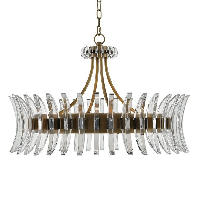 Люстра CURREY AND COMPANY COQUETTE CHANDELIER Латунь Коричневый Люстра CURREY AND COMPANY COQUETTE CHANDELIER Латунь Коричневый в Липецке | Loft Concept