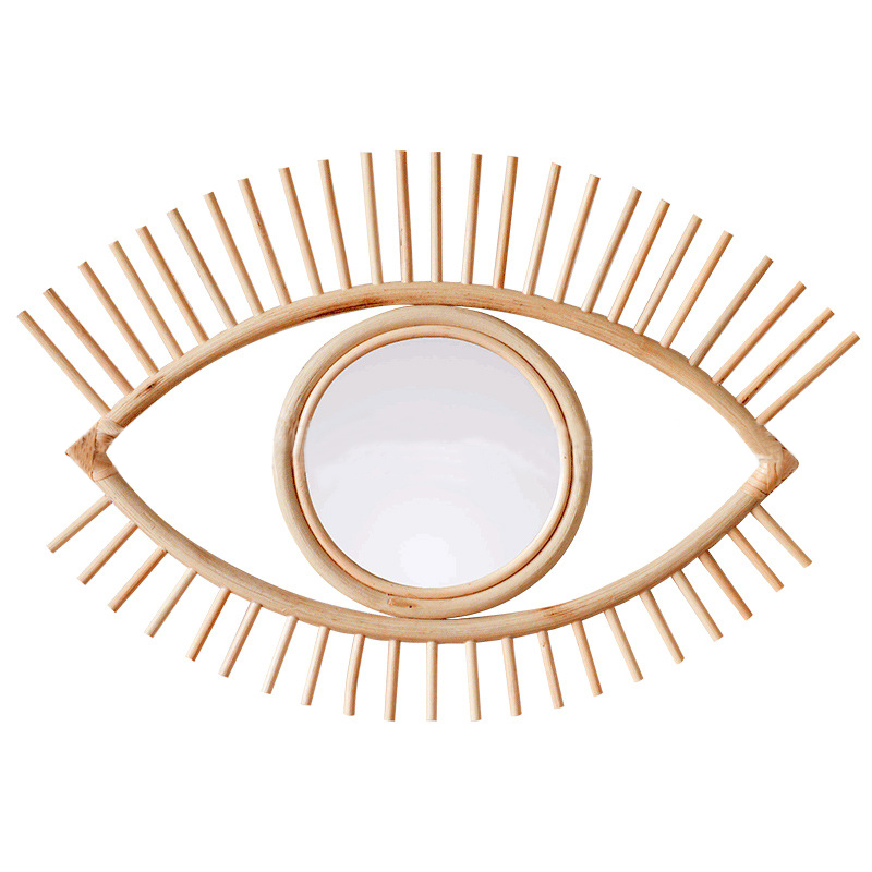 Зеркало Eye Wicker Mirror Древесина Зеркало Eye Wicker Mirror Древесина в Липецке | Loft Concept