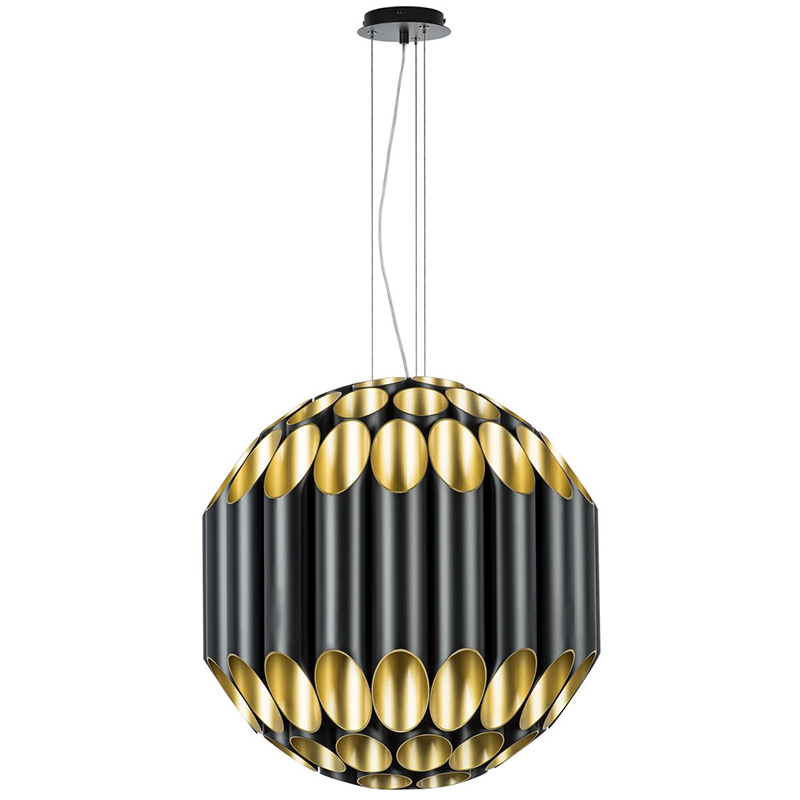 Люстра Garbi Black Pipe Organ Chandelier 80 Черный Золотой Люстра Garbi Black Pipe Organ Chandelier 80 Черный Золотой в Липецке | Loft Concept