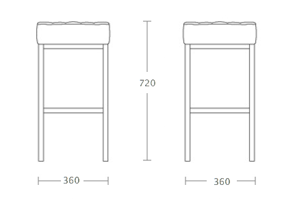 Барный стул  Florence Knoll Bar Stool в Липецке