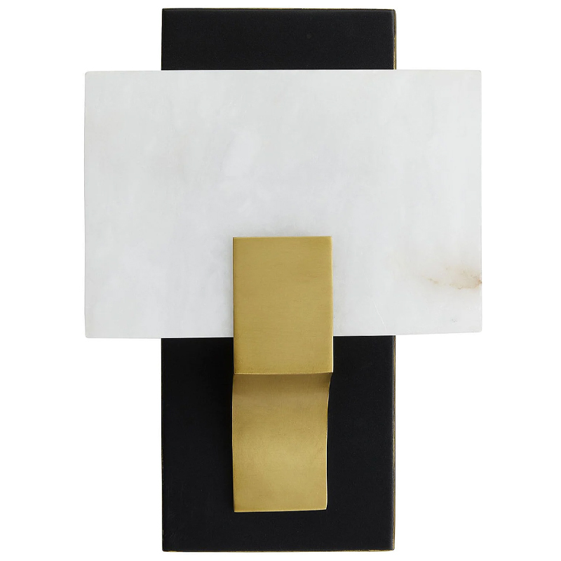 Бра LUNA SCONCE Латунь Белый Черный Бра LUNA SCONCE Латунь Белый Черный в Липецке | Loft Concept
