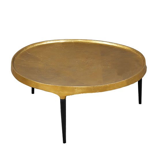 Кофейный стол Brass Stains Table Латунь Черный Кофейный стол Brass Stains Table Латунь Черный в Липецке | Loft Concept