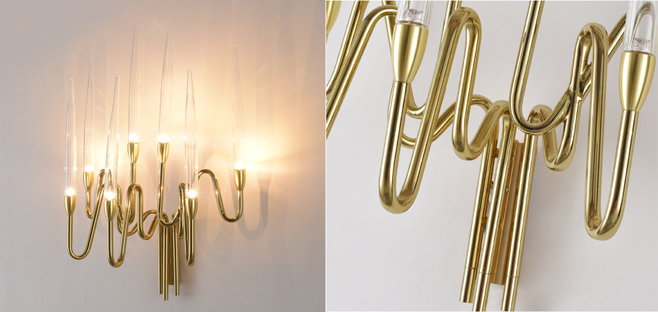 Бра Golden candle 3 Wall Sconce 7 ламп - фото №1