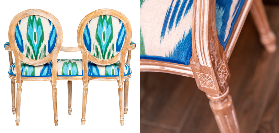 Диванетка с узором Ikat Pattern Диванетка с узором Ikat Pattern - Loft-Concept в Липецке