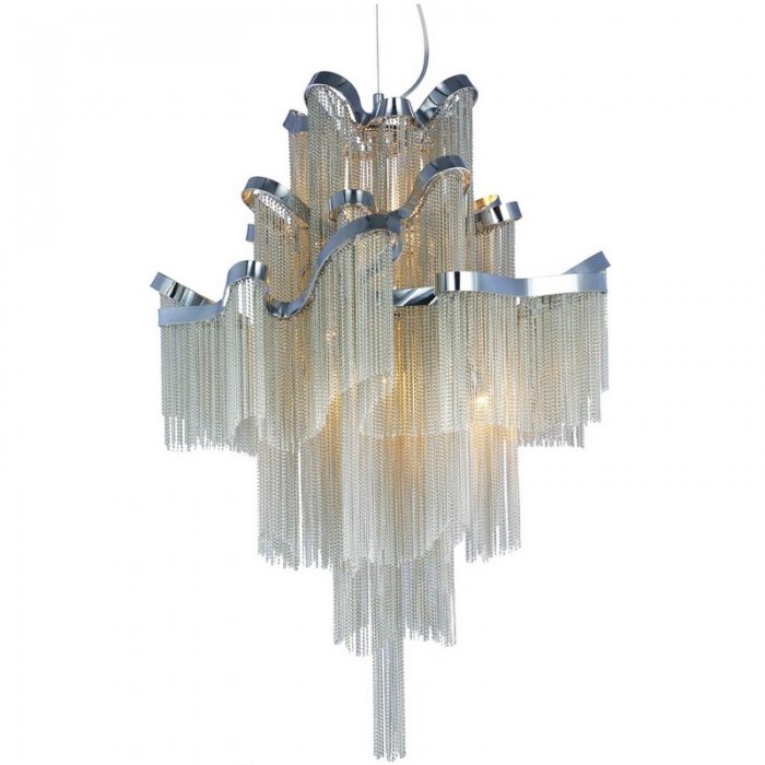 Люстра Stream Chandelier White Белый Люстра Stream Chandelier White Белый в Липецке | Loft Concept