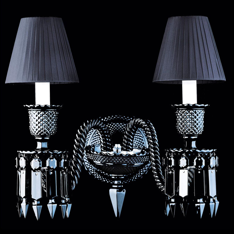 Бра BACCARAT ZENITH NOIR Wall Lamp 2 Черный Бра BACCARAT ZENITH NOIR Wall Lamp 2 Черный в Липецке | Loft Concept