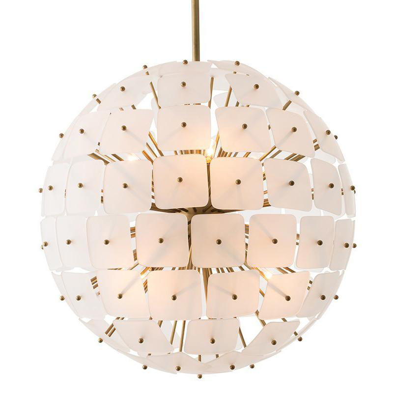Люстра Sputnik Square Matt Chandelier Золотой Люстра Sputnik Square Matt Chandelier Золотой в Липецке | Loft Concept