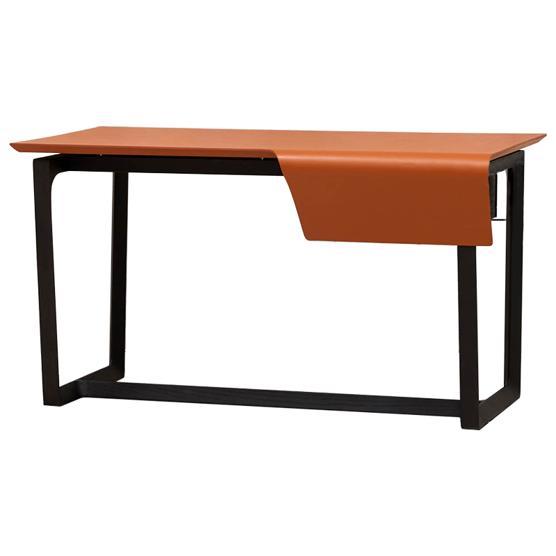 Рабочий стол Stan Orange Desk Оранжевый Черный Рабочий стол Stan Orange Desk Оранжевый Черный в Липецке | Loft Concept