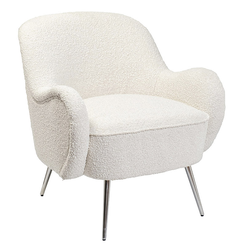Кресло Boucle Choli Armchair Кремовый Кресло Boucle Choli Armchair Кремовый в Липецке | Loft Concept