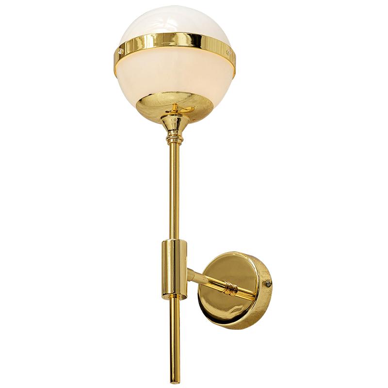 Бра Peggy Futura Gold Wall Lamp Золотой Белый Бра Peggy Futura Gold Wall Lamp Золотой Белый в Липецке | Loft Concept