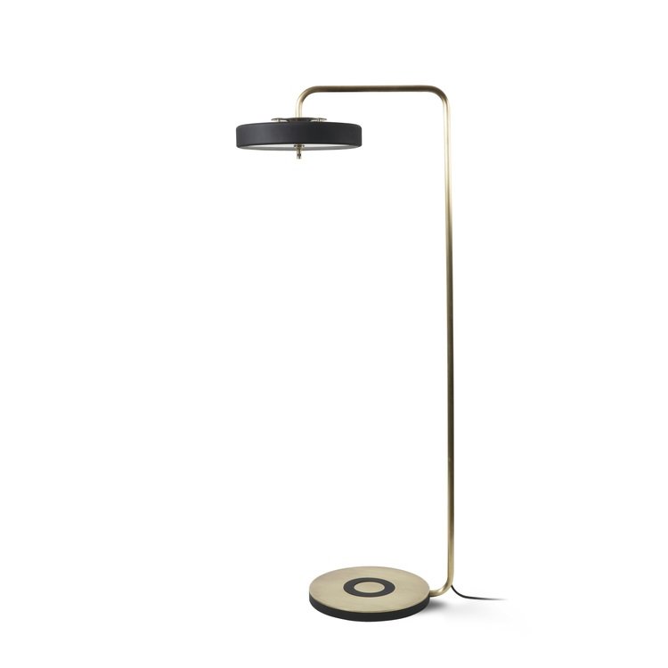 Торшер Bert Frank REVOLVE FLOOR LAMP Золотой Черный Торшер Bert Frank REVOLVE FLOOR LAMP Золотой Черный в Липецке | Loft Concept