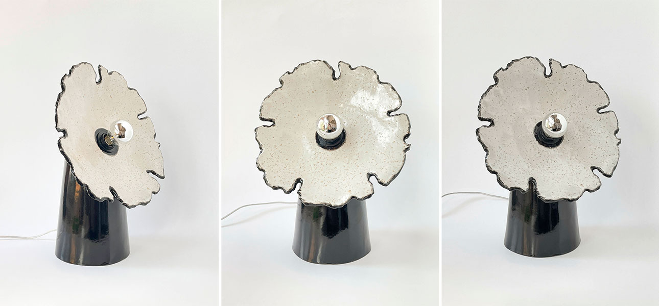 Настольная лампа FLOW medium (чёрный) - фото №1