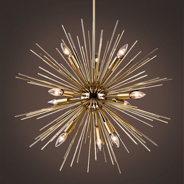 Люстра Astra Chandelier Sputnik Gold 60 Золотой Люстра Astra Chandelier Sputnik Gold 60 Золотой в Липецке | Loft Concept