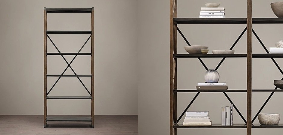 Стеллаж Visteria Double Стеллаж Visteria Double - Loft-Concept в Липецке
