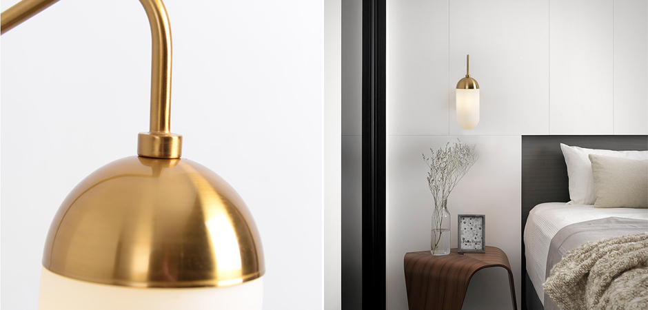 Бра Pelle Sconce short Gooseneck Clear Shade Бра Pelle Sconce short Gooseneck Clear Shade - Loft-Concept в Липецке