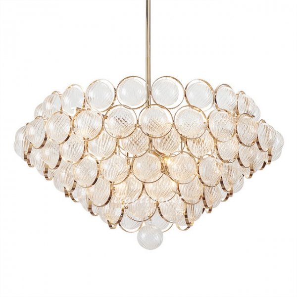 Люстра Atomos Chandelier Designer Reproduction Глянцевое золото Люстра Atomos Chandelier Designer Reproduction Глянцевое золото в Липецке | Loft Concept