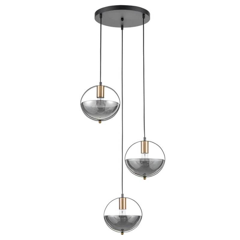 Люстра Gervais Chandelier smoky Дымчатый (Smoke) Черный Люстра Gervais Chandelier smoky Дымчатый (Smoke) Черный в Липецке | Loft Concept