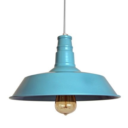 Подвесной светильник Loft Blue Bell Голубой пастельный Подвесной светильник Loft Blue Bell Голубой пастельный в Липецке | Loft Concept