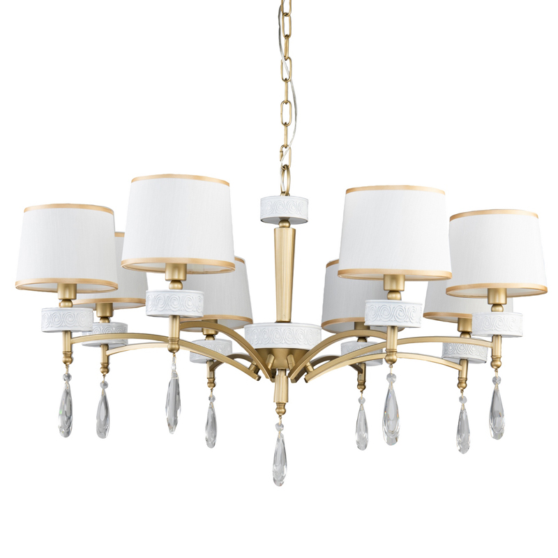 Люстра Dayodore Chandelier 86 Золотой Белый Прозрачный Люстра Dayodore Chandelier 86 Золотой Белый Прозрачный в Липецке | Loft Concept