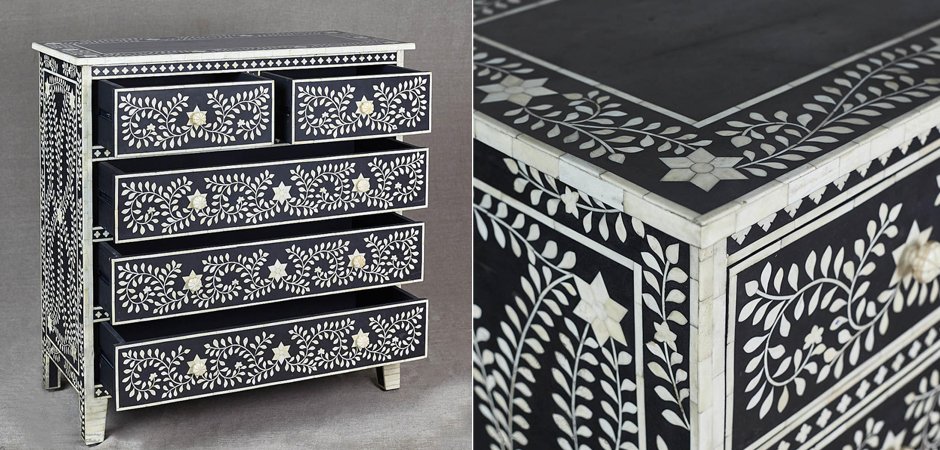 Комод Inlaid Bone Stars Комод Inlaid Bone Stars - Loft-Concept в Липецке
