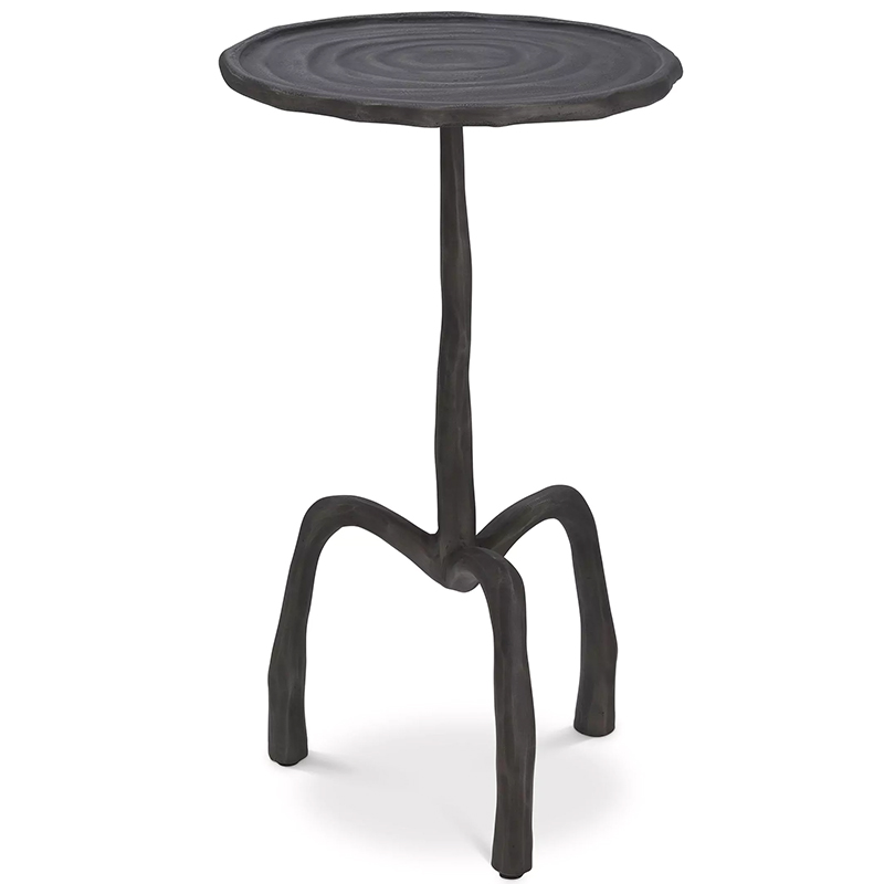 Приставной стол Eichholtz Side Table Kubu S Темная бронза Черный Приставной стол Eichholtz Side Table Kubu S Темная бронза Черный в Липецке | Loft Concept