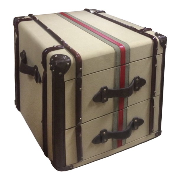 Сундук Richards Red line Canvas Medium trunk Сундук Richards Red line Canvas Medium trunk в Липецке | Loft Concept