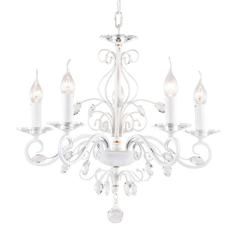 Люстра Magali Chandelier 57 Белый Прозрачный Люстра Magali Chandelier 57 Белый Прозрачный в Липецке | Loft Concept