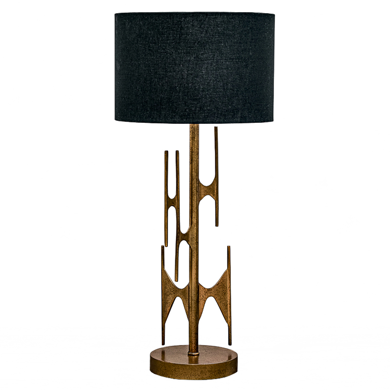 Настольная лампа Flabanico Table lamp Винтажная латунь Черный Настольная лампа Flabanico Table lamp Винтажная латунь Черный в Липецке | Loft Concept