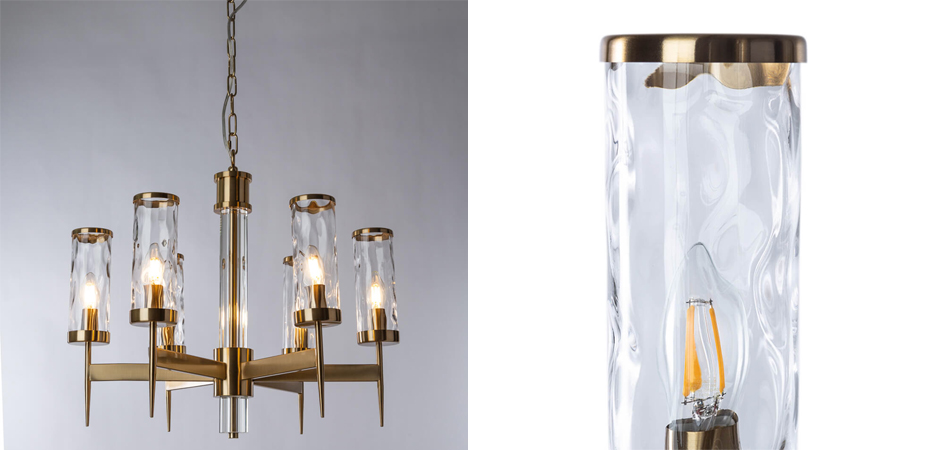 Люстра Brass Wheel Small в Американском стиле Люстра Brass Wheel Small в Американском стиле - Loft-Concept в Липецке