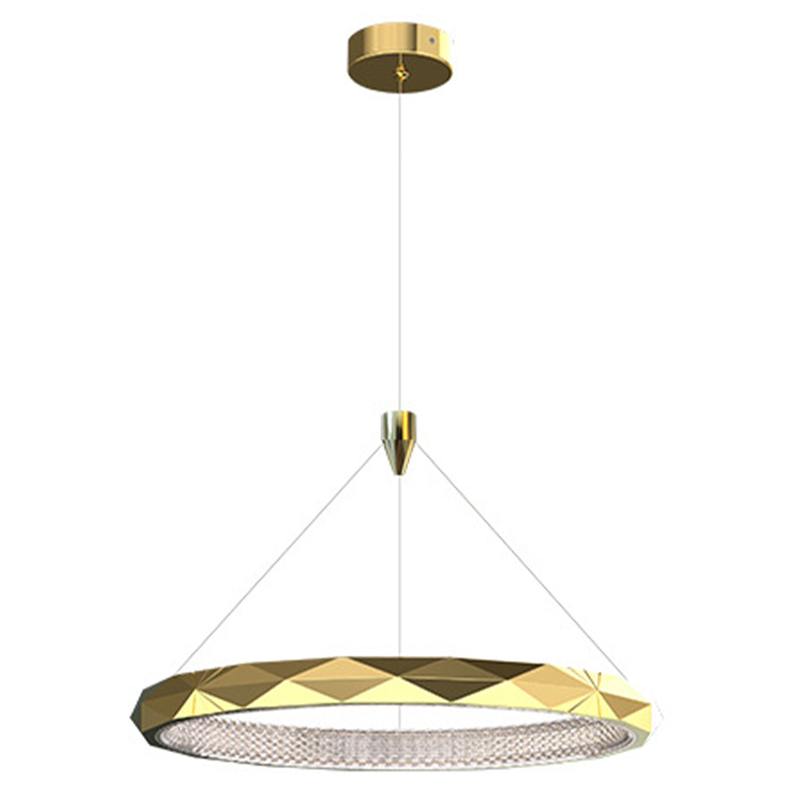 Люстра Horizontal Ring Gold Chandelier Золотой Люстра Horizontal Ring Gold Chandelier Золотой в Липецке | Loft Concept