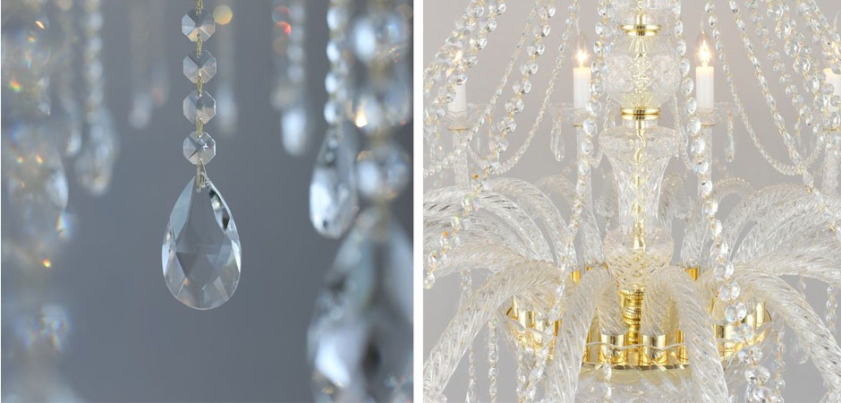 Хрустальная Люстра Crystal Feathers Золотая Хрустальная Люстра Crystal Feathers Золотая - Loft-Concept в Липецке