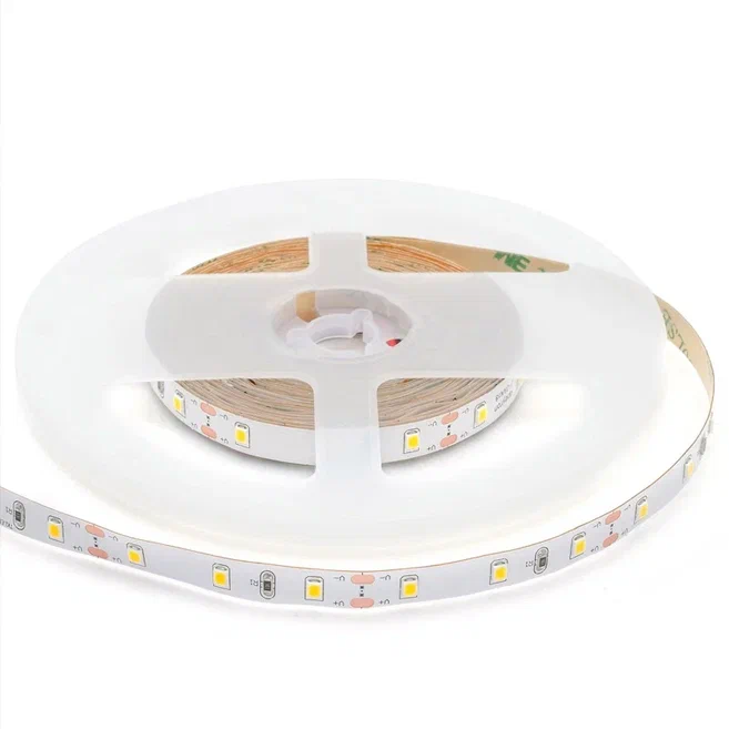 Комплект светодиодная лента 4,8W/m 60LED/m 3528SMD теплый белый с адаптером Белый Комплект светодиодная лента 4,8W/m 60LED/m 3528SMD теплый белый с адаптером Белый в Липецке | Loft Concept