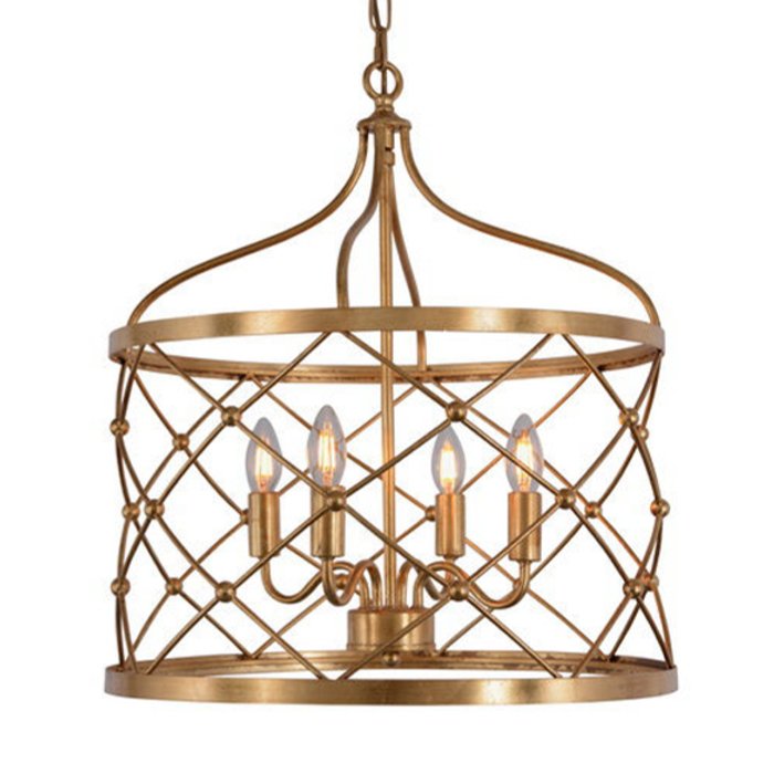 Подвесные светильники Lantern Golden Net L Pendant lamp Золотой Подвесные светильники Lantern Golden Net L Pendant lamp Золотой в Липецке | Loft Concept