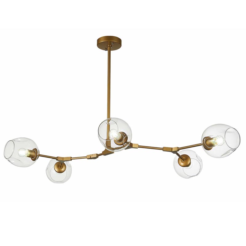 Люстра Branching Bubble Chandelier 5 gold Золотой Люстра Branching Bubble Chandelier 5 gold Золотой в Липецке | Loft Concept