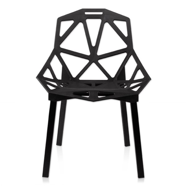 Дизайнерский стул CHAIR ONE black Черный матовый Дизайнерский стул CHAIR ONE black Черный матовый в Липецке | Loft Concept