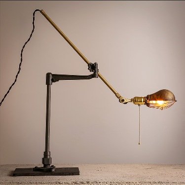 Steampunk Extension Pole Light Steampunk Extension Pole Light