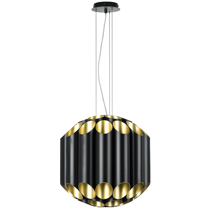 Люстра Garbi Black Pipe Organ Chandelier 44 Черный Золотой Люстра Garbi Black Pipe Organ Chandelier 44 Черный Золотой в Липецке | Loft Concept