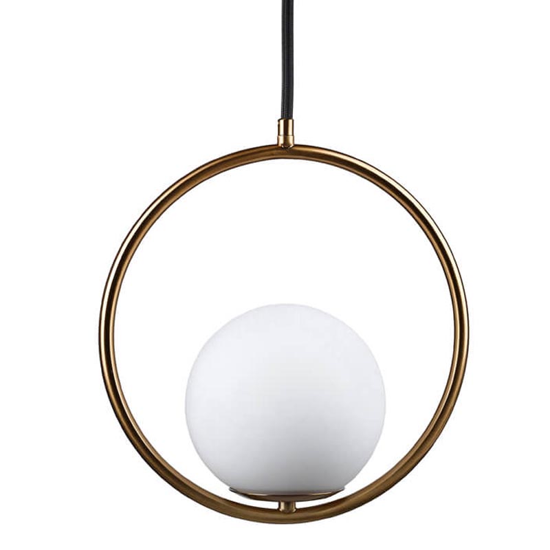 Подвесной светильник B.LUX C Ball circle copper Белый Медь Подвесной светильник B.LUX C Ball circle copper Белый Медь в Липецке | Loft Concept