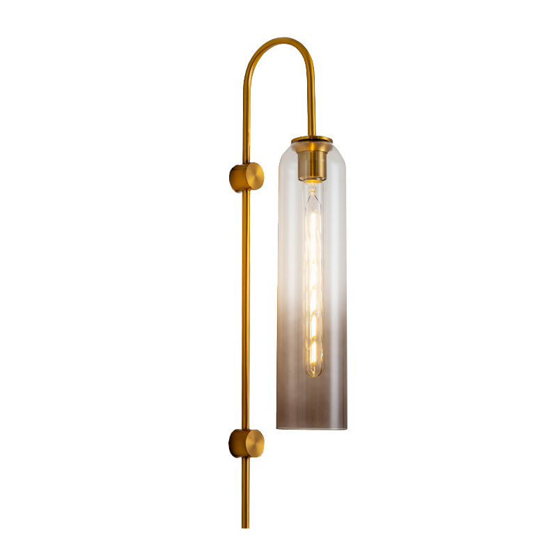 Бра ARTICOLO float Wall Sconce Ambre Глянцевое золото Амбре янтарь Бра ARTICOLO float Wall Sconce Ambre Глянцевое золото Амбре янтарь в Липецке | Loft Concept