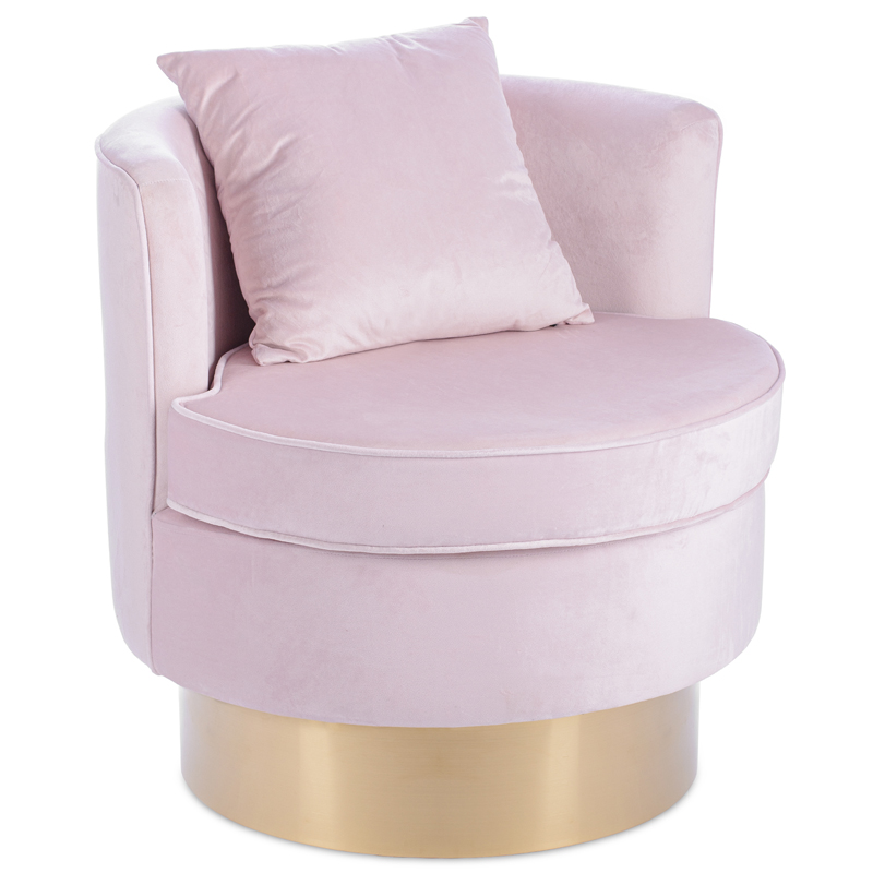 Кресло Cathal Chair Golden Belt Розовый пастельный Золотой Кресло Cathal Chair Golden Belt Розовый пастельный Золотой в Липецке | Loft Concept