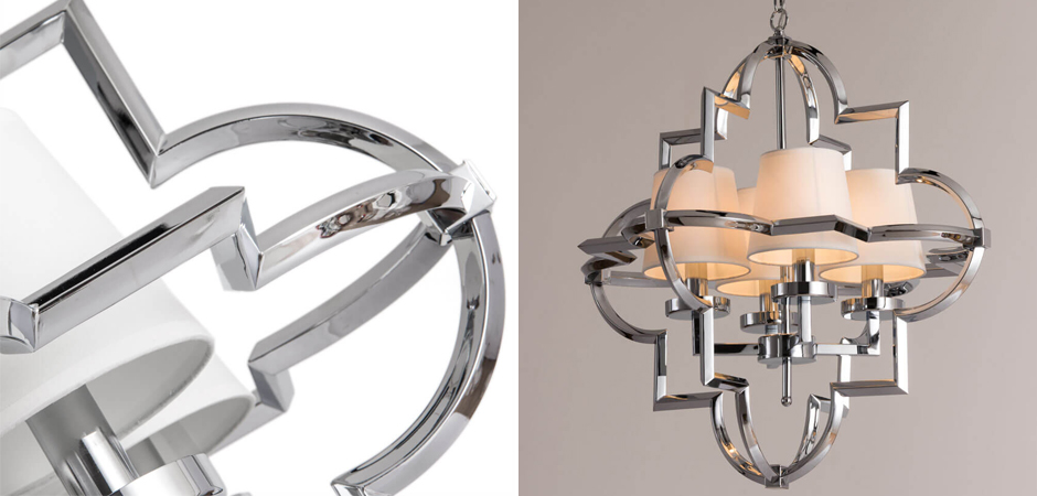 Люстра Lantern Rhombus Chromium Люстра Lantern Rhombus Chromium - Loft-Concept в Липецке