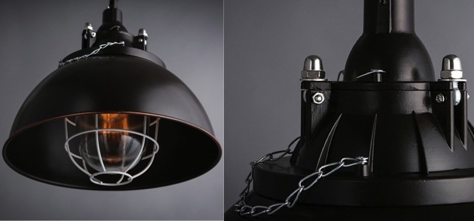 Светильник Loft Industrial Metal Cage Вreamboat Светильник Loft Industrial Metal Cage Вreamboat - Loft-Concept в Липецке