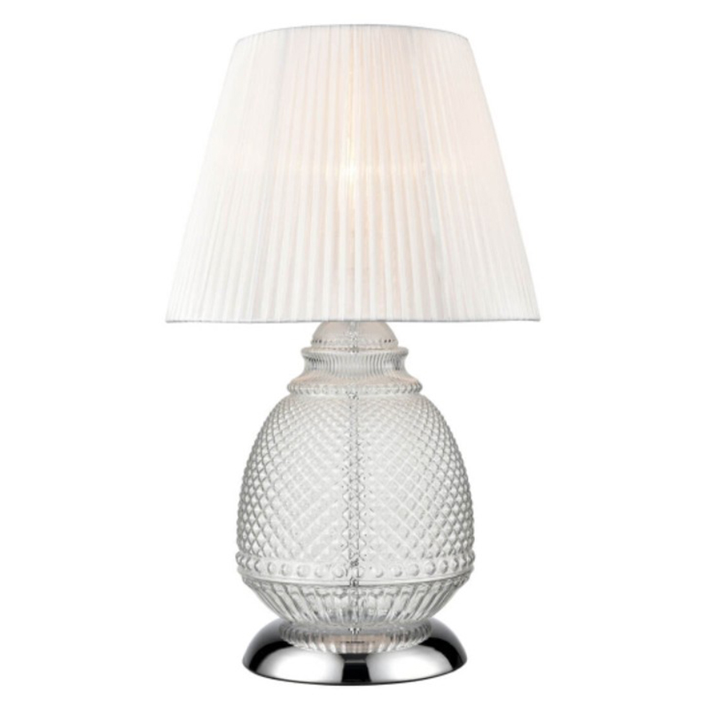 Настольная лампа Gloria Table Lamp Прозрачное Стекло Белый Настольная лампа Gloria Table Lamp Прозрачное Стекло Белый в Липецке | Loft Concept